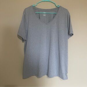 Athleta Gray Short Sleeve Tee